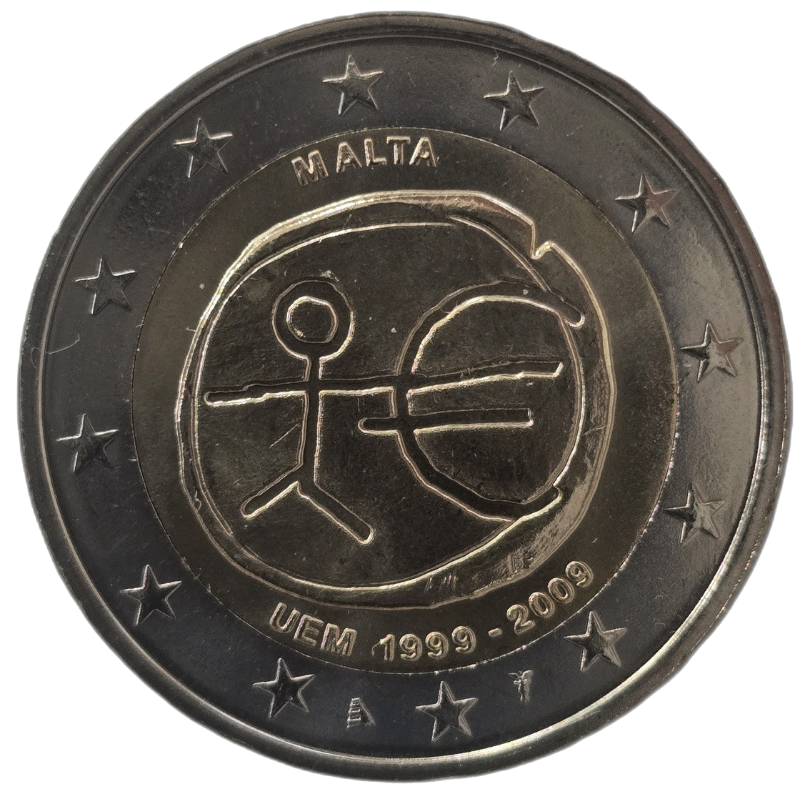 2 euros conmemorativa 10º Aniversario de la Unión Económica y Monetaria